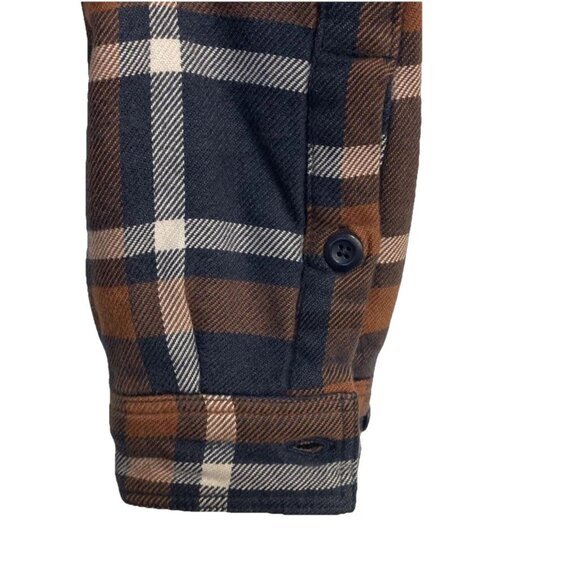 Patagonia Blue Brown Plaid Long Sleeve Flannel Shirt Top Mens Sz‎ Small - Picture 5 of 6